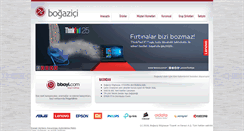 Desktop Screenshot of bogazici.com.tr