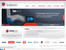 Tablet Screenshot of bogazici.com.tr